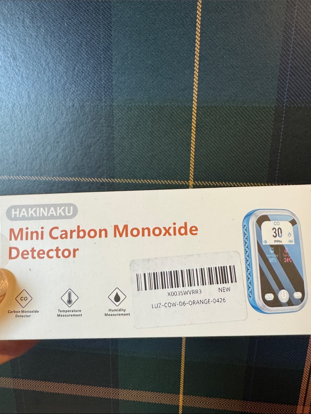 HAKINAKU Mini Carbon Monoxide Detector